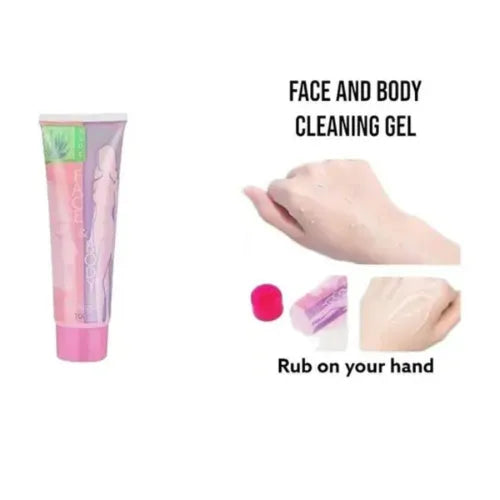 Revitalize Your Skin with 100ml Dead Skin Remover Face & Body Scrubbing Gel - Curerology