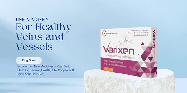 Varixen medicine for effective relief from varicose veins and improved circulation.